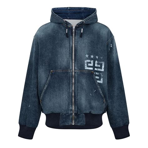 givenchy denim hoodie|givenchy hoodie for sale.